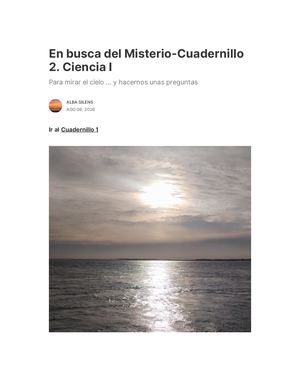 En Busca Del Misterio Cuadernillo 2 Ciencia I