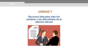 Unidad 7 - IPE I - Cambios en las vicisitudes