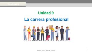 Unidad 9 - Ipe I - La Carrera Profesional