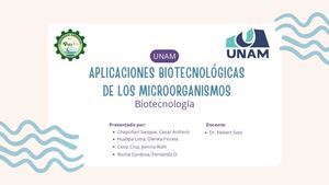 Aplicaciones Biotecnológicas De Los Microorganismos