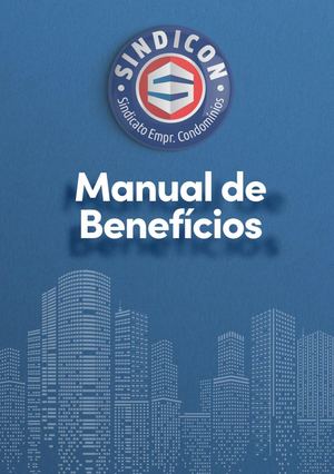 Manual De Beneficios Sindicon Prova