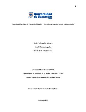 Plantilla De Entregable 1 Evaluación Tic