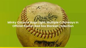 Minky Couture Hugs Light: 7 Colorways In Official Boston Red Sox Blanket Collection