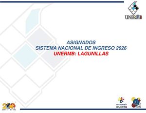Asignados OPSU Lagunillas