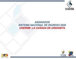 Asignados OPSU La Cañada Urdaneta