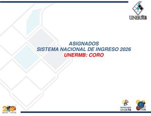 Asignados OPSU Coro