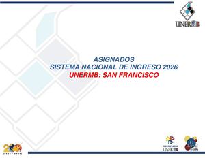 Asignados OPSU San Francisco