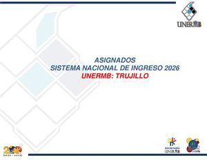 Asignados OPSU Trujillo