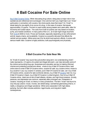 Buy 8 Ball Cocaine Online