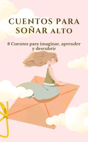 Portada Para Libro De Cuentos Ilustrado Rosado