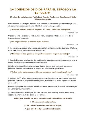 Matrimonios ésto es para tí PjRomon