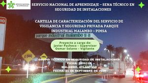 Servicio Nacional De Aprendizaje – Sena Técnico En Seguridad De Instalaciones