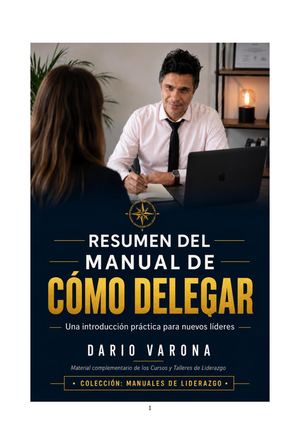 Resumen Del Manual De Como Delegar