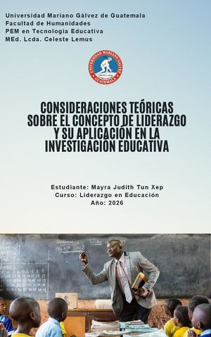 Libro Digital “Consideraciones Teóricas Sobre El Concepto De Liderazgo Y Su Aplicación En La Investigación Educativa”