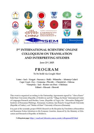 Colloquium Program