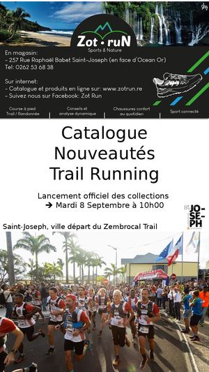 Catalogue Zot Run 2026 Edition Gr
