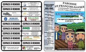 Feuillet Paroissial 20 Septembre 2026