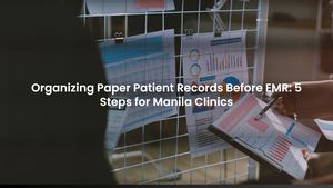 Organizing Paper Patient Records Before EMR: 5 Steps for Manila Clinics