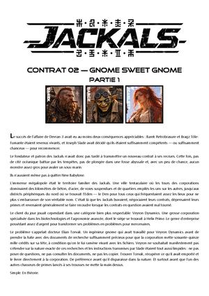 Contrat #2 Gnome Sweet Gnome (Partie 1)