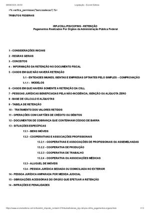 Legislação Econet Editora