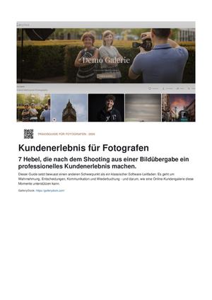 Kundenerlebnis nach dem Shooting: Praxisguide für Fotografen | GalleryDock