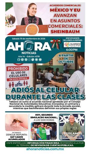 SÁBADO 19 DE SEPTIEMBRE 2026