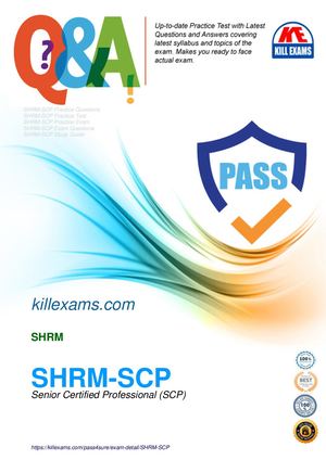 Senior Certified Professional (SCP) Practice Test