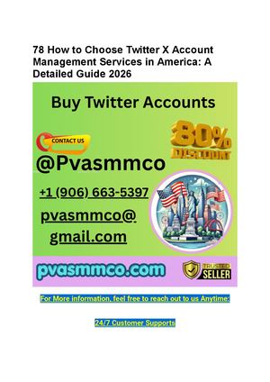 Twitter X Account Services 2026: A US-Focused Guide to Account Organization and Protection 2026
