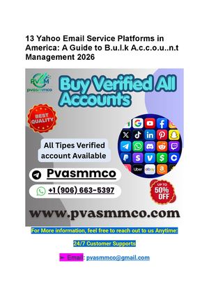 13 Things to Know About Yahoo Account Services in the United States Before Getting Started 2026