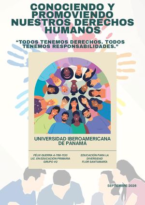 Revista Digital “Conociendo Y Promoviendo Nuestros Derechos Humanos”