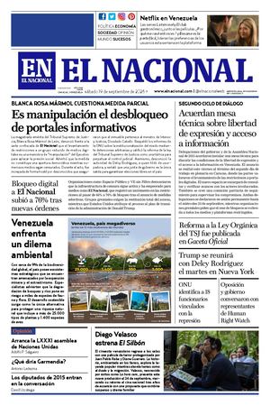 2026 09 19 Diario El Nacional Ve