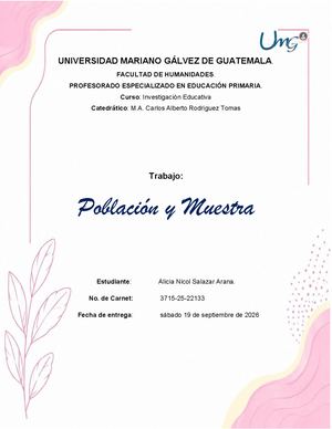 Semana No 10 Investigación Educativa