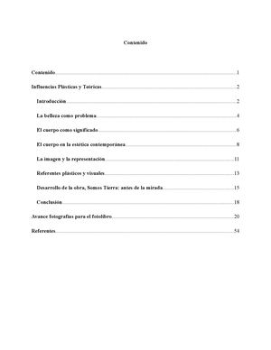 Influencias Plásticas Y Teóricas Obra Plástica (Fotolibro)