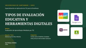 Tipos De Evaluaion Y Herramientas Digitales
