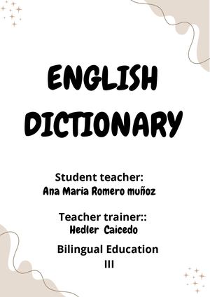 Diccionario De Inglés (1)