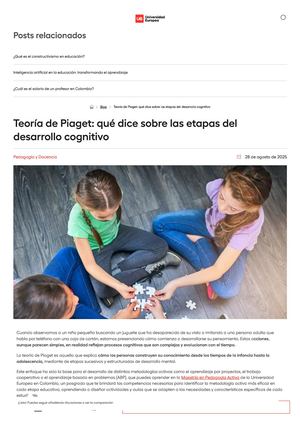 Teoría De Piaget Las 4 Etapas Del Desarrollo Cognitivo