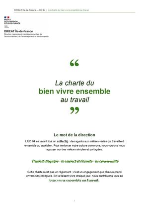 Charte Bien Vivre Ensemble Ud94