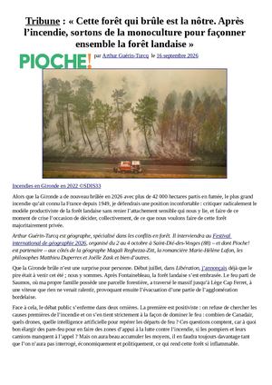 Cette Forêt Qui Brûle Est La Nôtre A Guerin Turcq