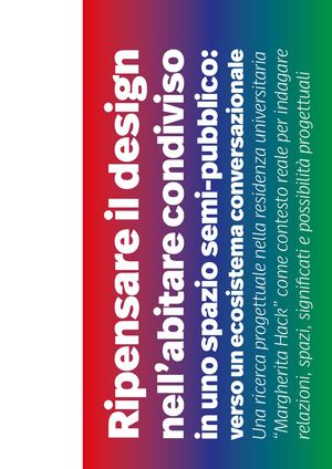 Ripensare il design nell’abitare condiviso in uno spazio semi-pubblico: verso un ecosistema conversazionale | Soheil Ahmadian