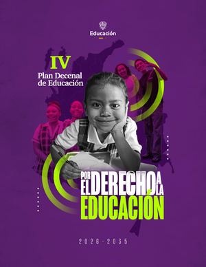 plan decenal de educación