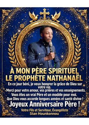 *???? GRANDE CÉLÉBRATION - ANNIVERSAIRE DE NOTRE PÈRE ????*