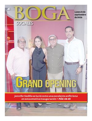 Boga Lunes 21 De Septiembre De 2026