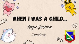 when i was a child...