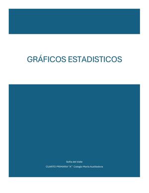 Graficos Estadisticos Sofia Del Valle