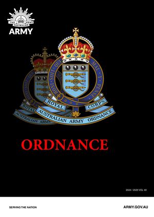 Royal Australian Ordnance Corps Journal Volume 49