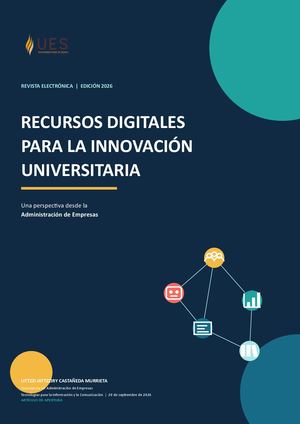 Recursos Digitales para la Innovación Universitaria.
