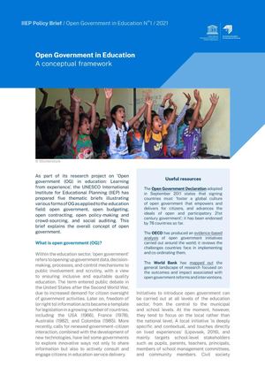 Open Government In Education