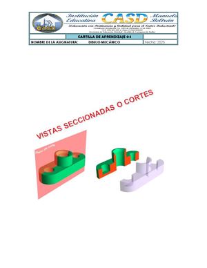 Guía No 04 Vistas Seccionadas O Cortes