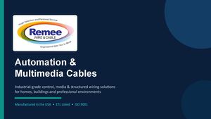 Automation & Multimedia Cables for Modern Connectivity