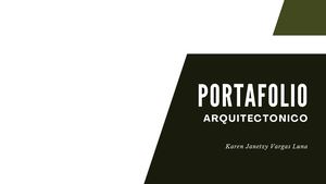Green And White Architect Project Design Presentation
